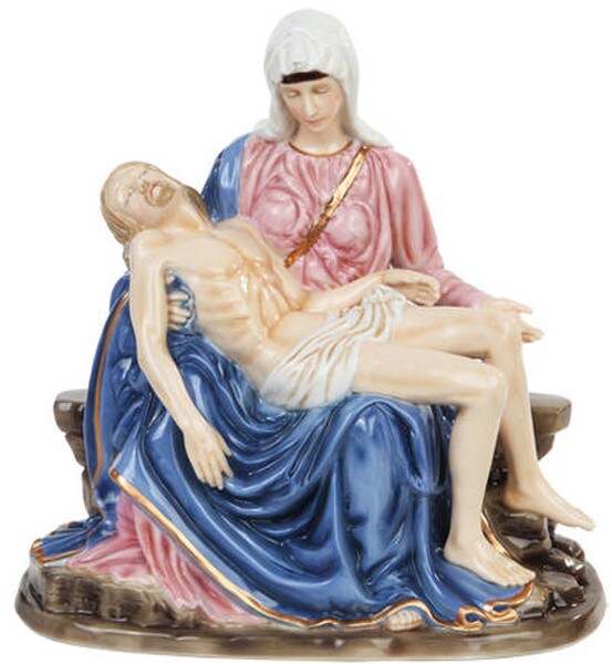 Pieta Statue Made of Fine Porcelain